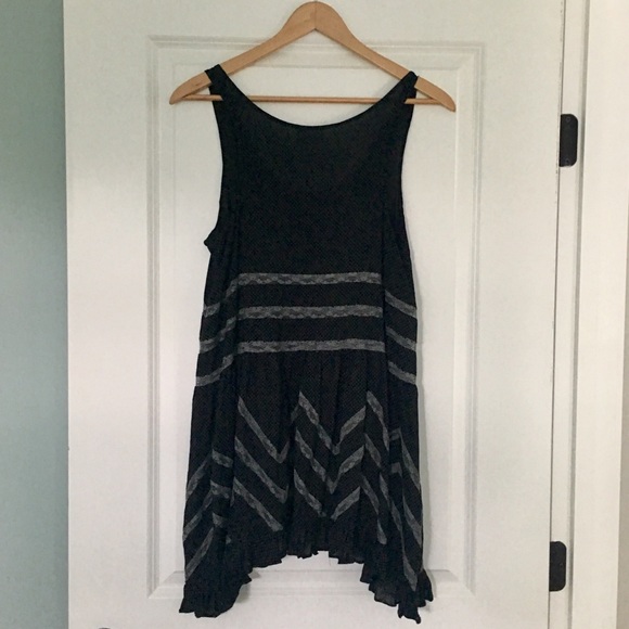 NWOT Free People Lace Trapeze Slip Black sz Small - Picture 6 of 7